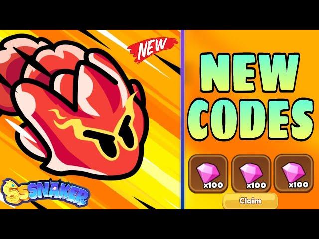 2 NEW SSSNAKER PROMO CODES MARCH 2023 || FREE GEMS || SSSNAKER