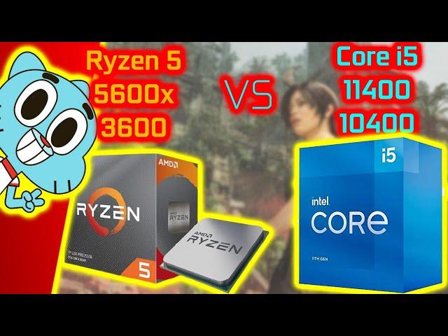 Ryzen 5 5600x vs 3600 vs i5 11400 vs 10400   Gaming Benchmarks