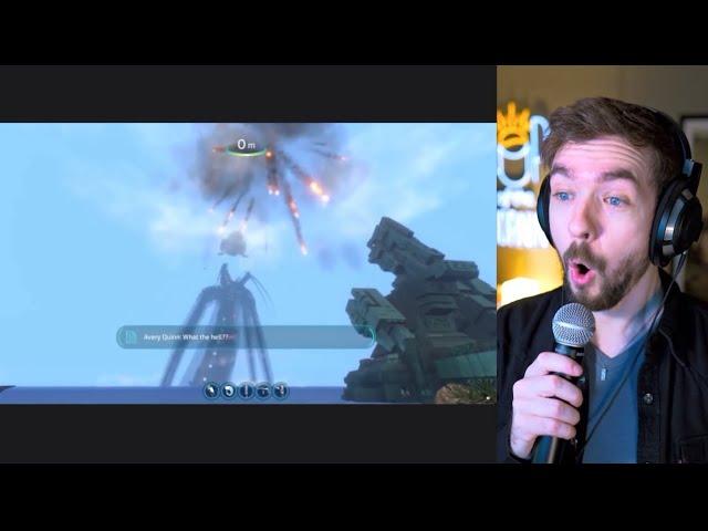 Jacksepticeye reacts to the Gargantuan Leviathan