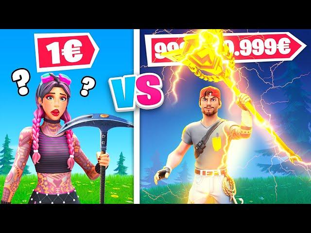 FILLE vs GARCON Pioche CHALLENGE sur FORTNITE