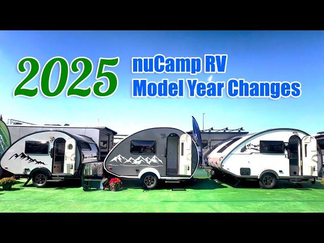 2025 nuCamp model year changes: teardrop trailers