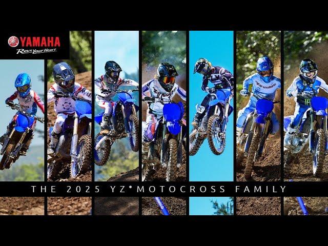 Introducing the New 2025 #Yamaha YZ Family