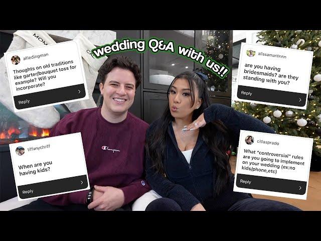 ANSWERING YOUR WEDDING QUESTIONS!! Bridal Party, Controversial Takes & More! Vlogmas Day 17