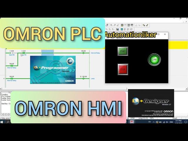 How to connect Omron PLC CX programmer to Omron HMI CX simulator with integrated simulator