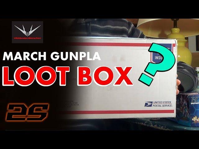 Opening a Gunpla MYSTERY BOX! | March 2018 USA Gundam Store Membership Box