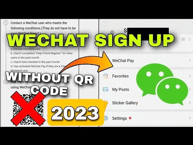 HOW TO CREATE ACCOUNT IN WECHAT WITHOUT QR CODE 2023 | WECHAT SIGN UP TUTORIAL