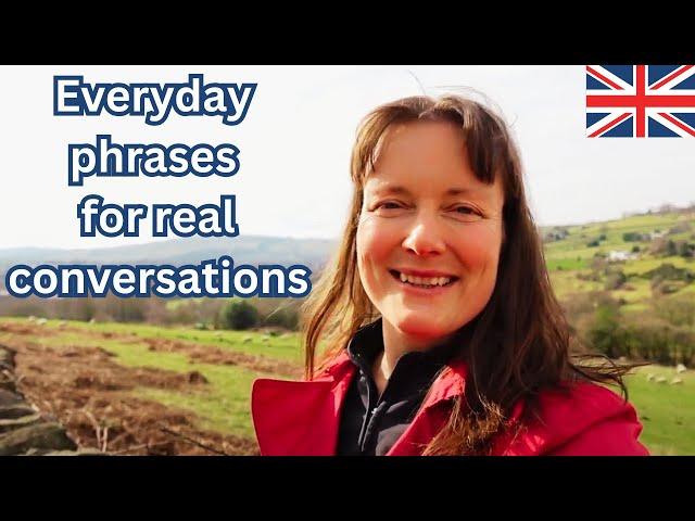 British English in real life. Spend the day with me in England!