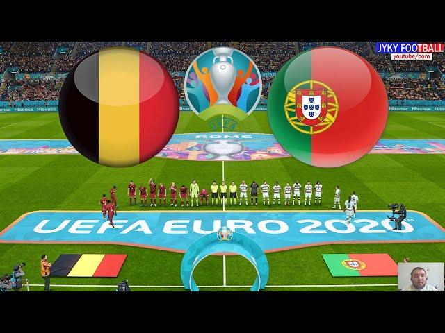 PES 2021 - Belgium vs Portugal UEFA EURO 2021 - C.Ronaldo Free Kick Goal - Full Match HD