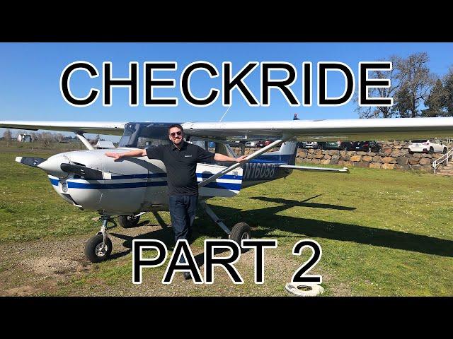 Private Pilot Checkride - Part 2! Flight portion