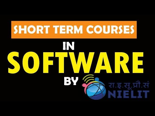 Nielit Doeacc Short Term Courses in Software | CERTIFICATE COURSES AND DIPLOMA COURSES BY NIELIT