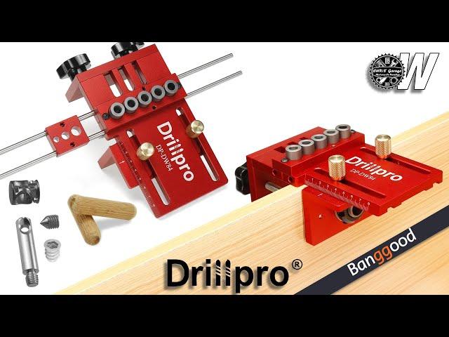 Drillpro 3 in 1 Adjustable Woodworking Dowel Jig Kit