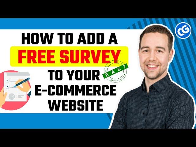 How to Add a Free Survey to Your Ecommerce Website (The easy way)