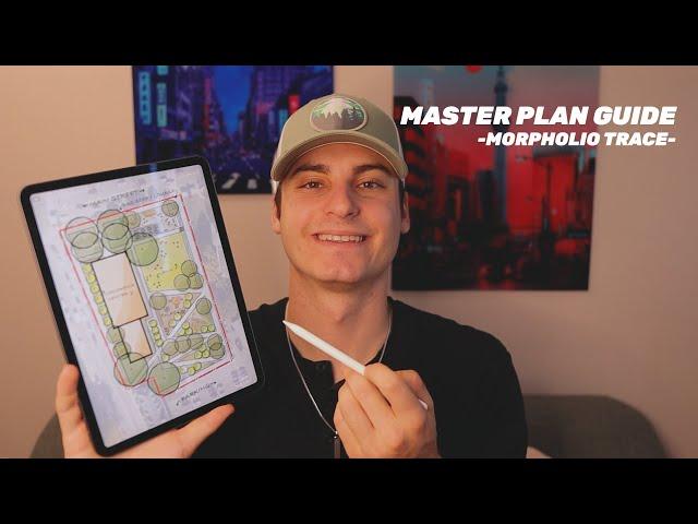 How To Draw A QUICK & EASY Master Plan Using Morpholio Trace - A Landscape Architecture Tutorial