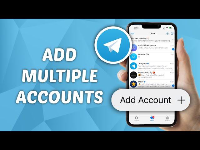 How to Add Multiple Telegram Accounts on iPhone