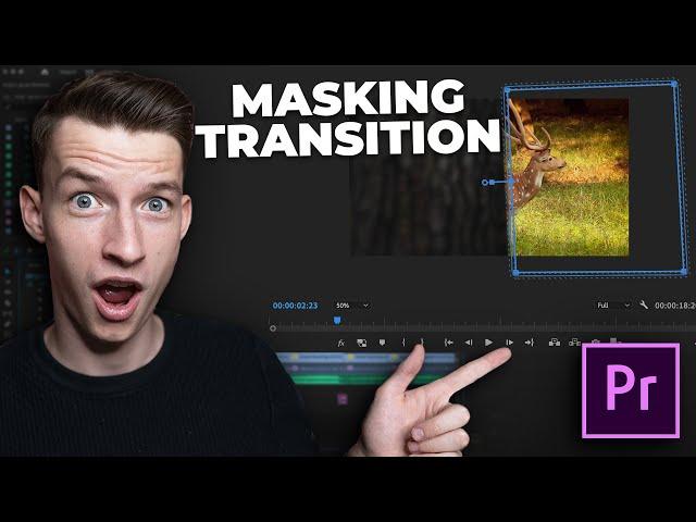 Masking Transition Tutorial in Premiere Pro 2023 (fast & simple)