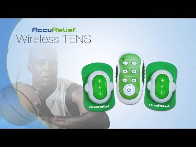 AccuRelief Wireless Remote Control TENS Pain Relief System (Over the Counter TENS UNIT)