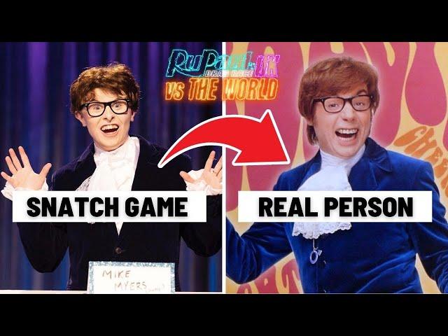 Snatch Game References Explained: Drag Race UK Vs The World