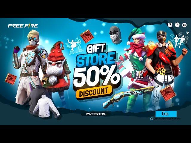 Gift Store 50% Discount Event Free Fire|Next Discount Event Bangladesh Server |Free Fire New Event