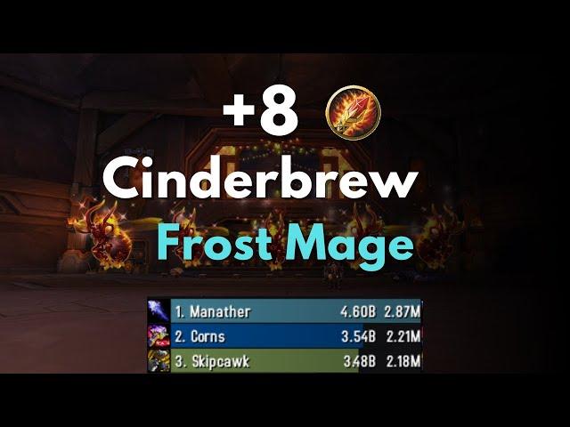 +8 Cinderbrew FF Frost Mage 2.87 M Overall DPS