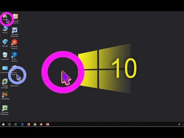 How to Get Circle Around Mouse Pointer in Windows PC (No Software)