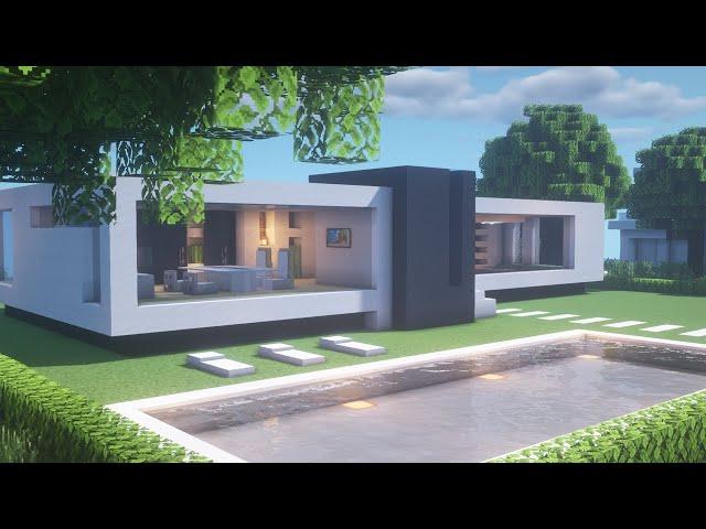 Minecraft Tutorial | Modern House | Gracium - Modern City #2