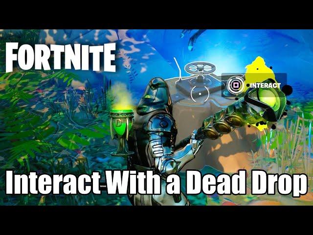 Interact With a Dead Drop in Weeping Woods - Legendary Quest Challenge Week 2 - Fortnite