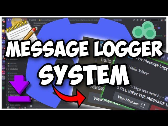 [NEW] - MESSAGE LOGGER SYSTEM for your Discord Bot! || Discord.js V14