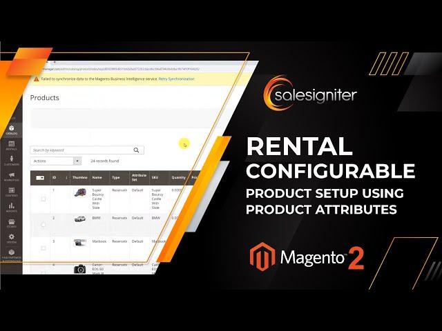 Magento 2 Rental Configurable Product Setup Using Product Attributes  (Size, Color) Dress Example