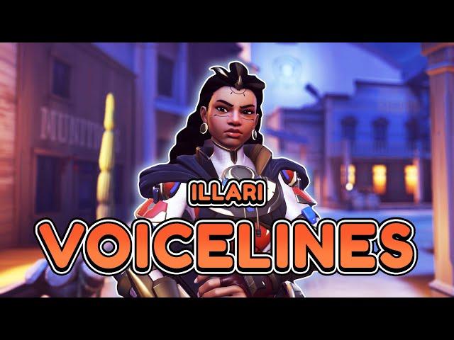 ILLARI Voice Lines & Interactions | Overwatch 2 Season 6 Invasion New Hero