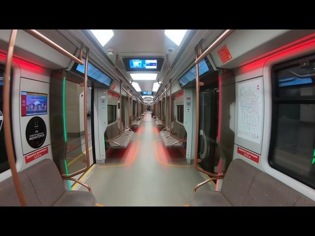 Moscow new metro trains 4K 60fps.