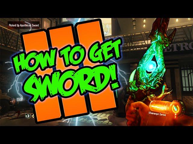 Black Ops 3 "Shadows of Evil" - HOW TO BUILD THE LIGHTNING SWORD TUTORIAL! (Black Ops 3 Zombies)