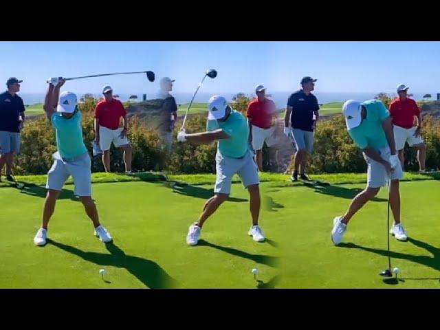 Xander Schauffele Driver Swing 2022 | FACE ON = UNBELIEVABLE ROTATION