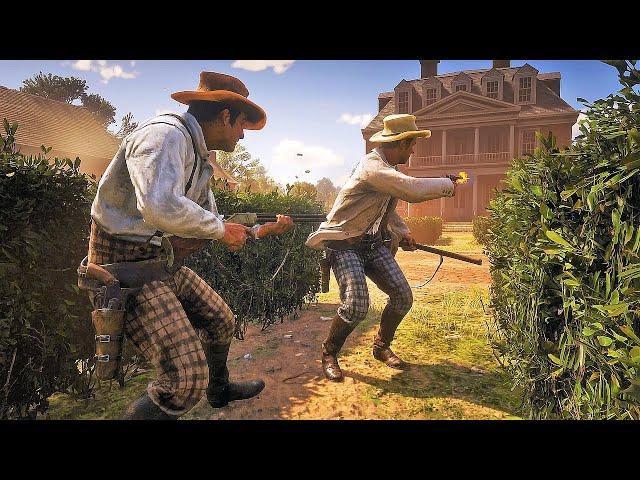 Grays vs Braithwaites | Red Dead Redemption 2 NPC Wars 93