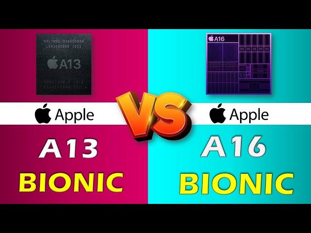 APPLE A13 BIONIC VS APPLE A16 BIONIC