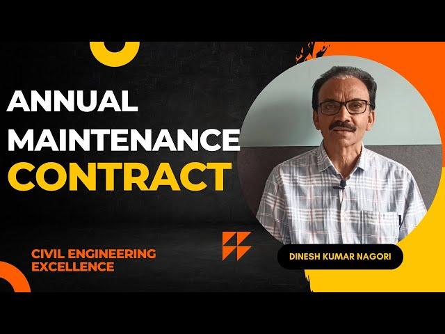 Annual maintenance contract