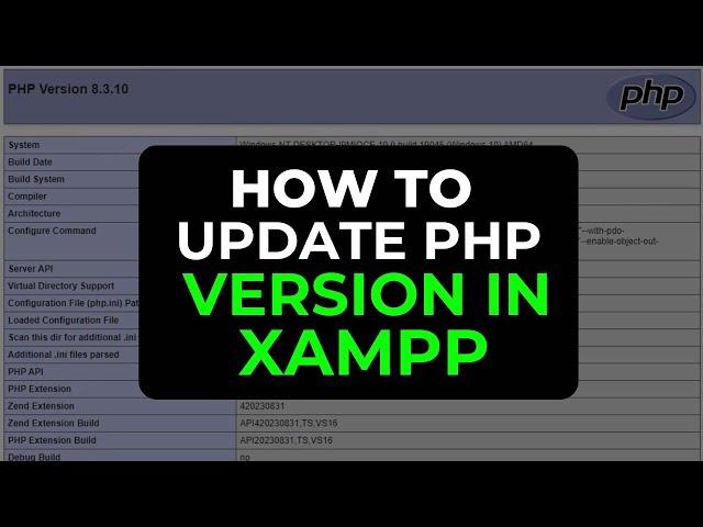 CARA UPDATE DAN UPGRADE PHP 8.2 KE PHP 8.3 DI XAMPP WINDOWS