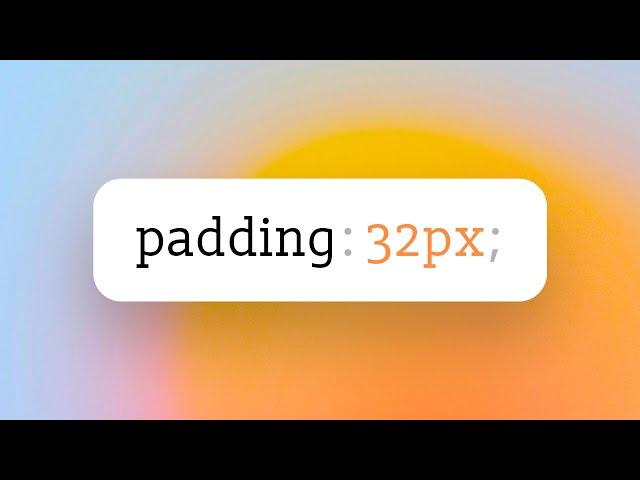 Stop Using PX Padding