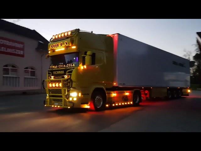 2018 Scania R730 V8 Power Amazing (SOUND)-(Acceleration) (Holland Style) Yellow Edition