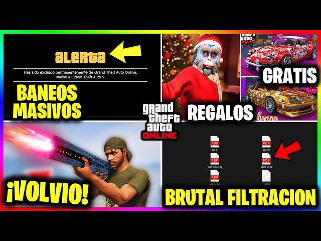 ACTUALIZACION de AÑO NUEVO! FILTRACIONES BRUTALES! REGALOS PARA TODOS! BANEOS MASIVOS! GTA Online