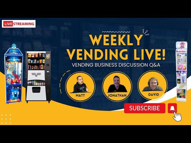 Vending Business Discussion Q&A Livestream July 17, 2024