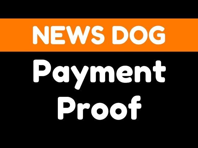 NewsDog Payment Proof | How Much You Can Earn Money From News Dog We Media