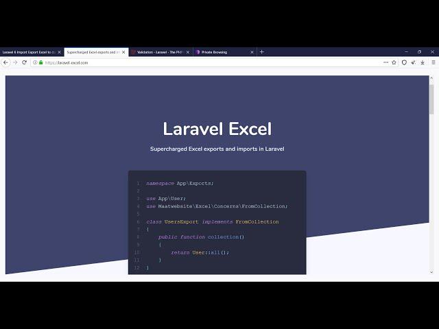 Maatwebsite/Laravel-Excel Part 1 | Database table Export And Import| Laravel 6