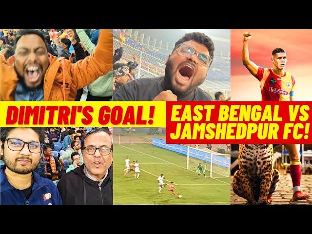 East Bengal vs Jamshedpur FC VLOG!  Goal & Celebration! 