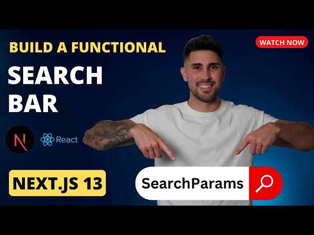 Build A Functional Search Bar with Next.js (SearchParams)