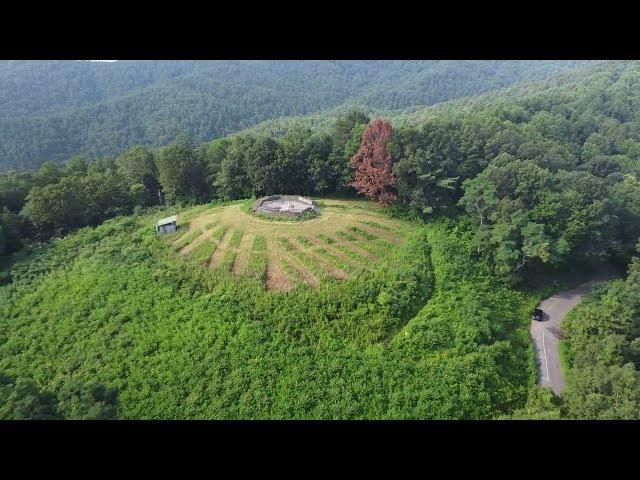 Drone over Cohutta Overlook, Georgia