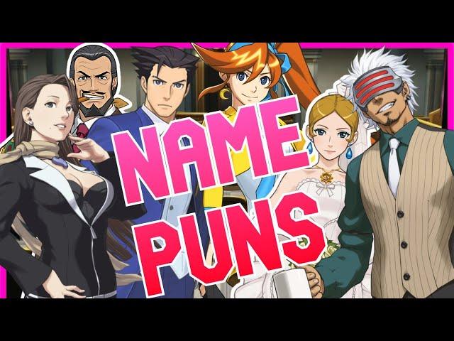 The Meaning Behind EVERY Ace Attorney Name Pun [2001-2016]