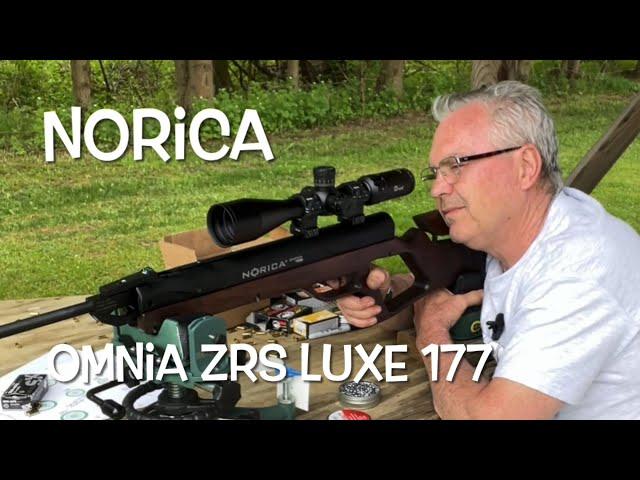 Norica Omnia ZRS luxe (wood) .177 still breaking in but getting better!