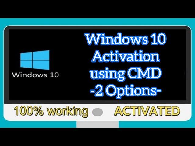 How to Easily Activate Windows 10 64Bit/32Bit using CMD permanently || Tutorial