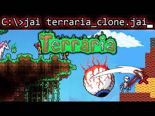 I Made Terraria In JAI (Programming Language)