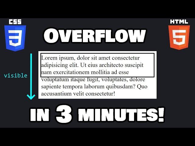 Learn CSS overflow in 3 minutes! 